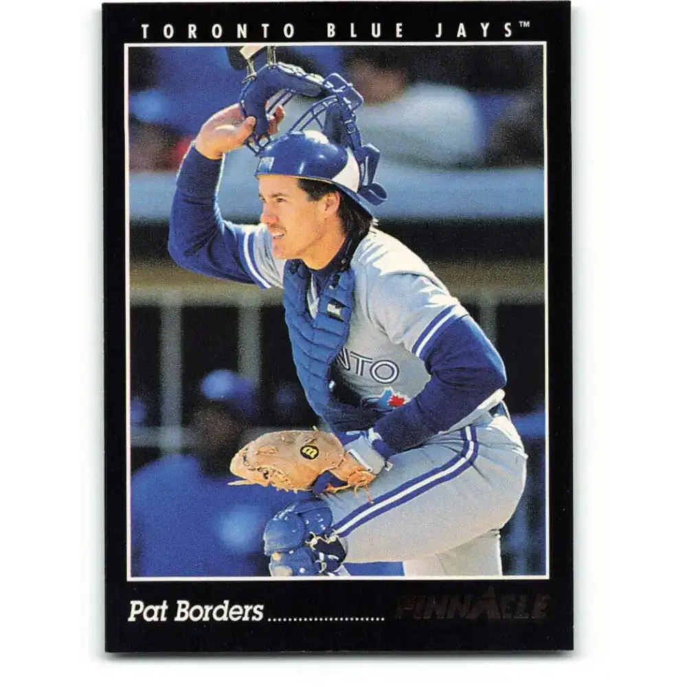 1993 Pinnacle #203 Pat Borders NM-MT Toronto Blue Jays Baseball Card - Baseball Card Single