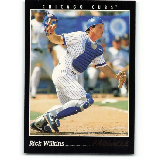 1993 Pinnacle #206 Rick Wilkins NM-MT Chicago Cubs Baseball Card - Baseball Card Single