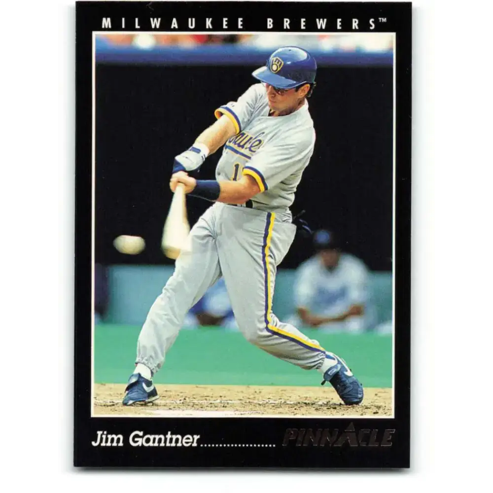 1993 Pinnacle #207 Jim Gantner NM-MT Milwaukee Brewers Baseball Card - Baseball Card Single