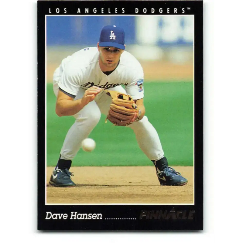 1993 Pinnacle #209 Dave Hansen NM-MT Los Angeles Dodgers Baseball Card - Baseball Card Single