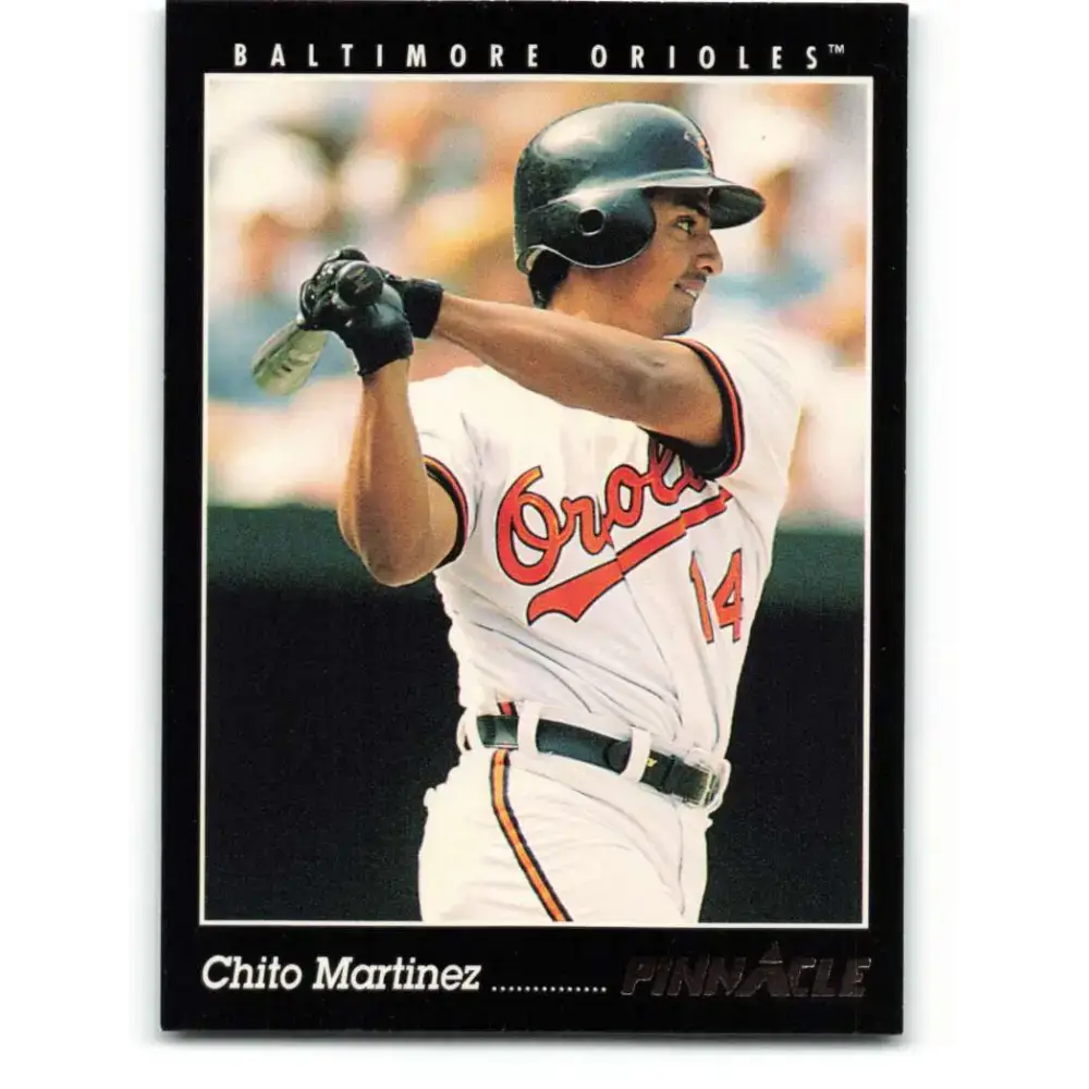 1993 Pinnacle #214 Chito Martinez NM-MT Baltimore Orioles Baseball Card - Baseball Card Single