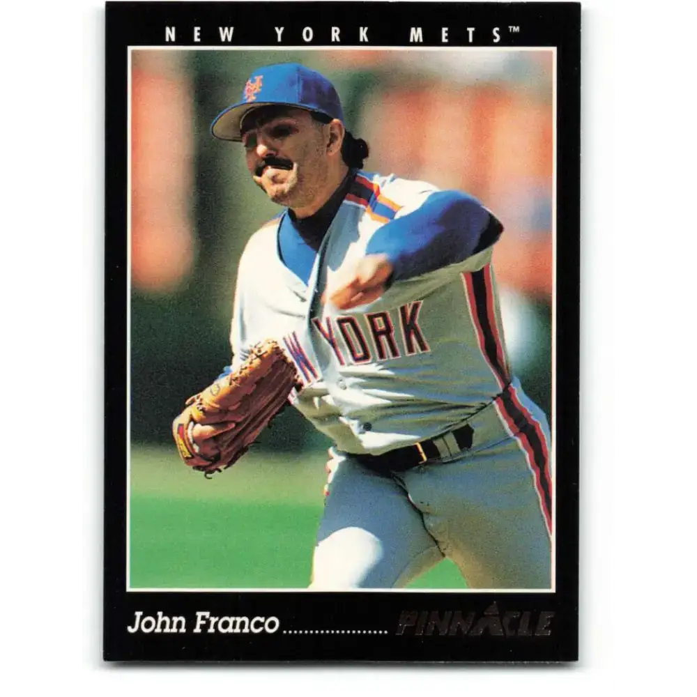 1993 Pinnacle #216 John Franco NM-MT New York Mets Baseball Card - Baseball Card Single