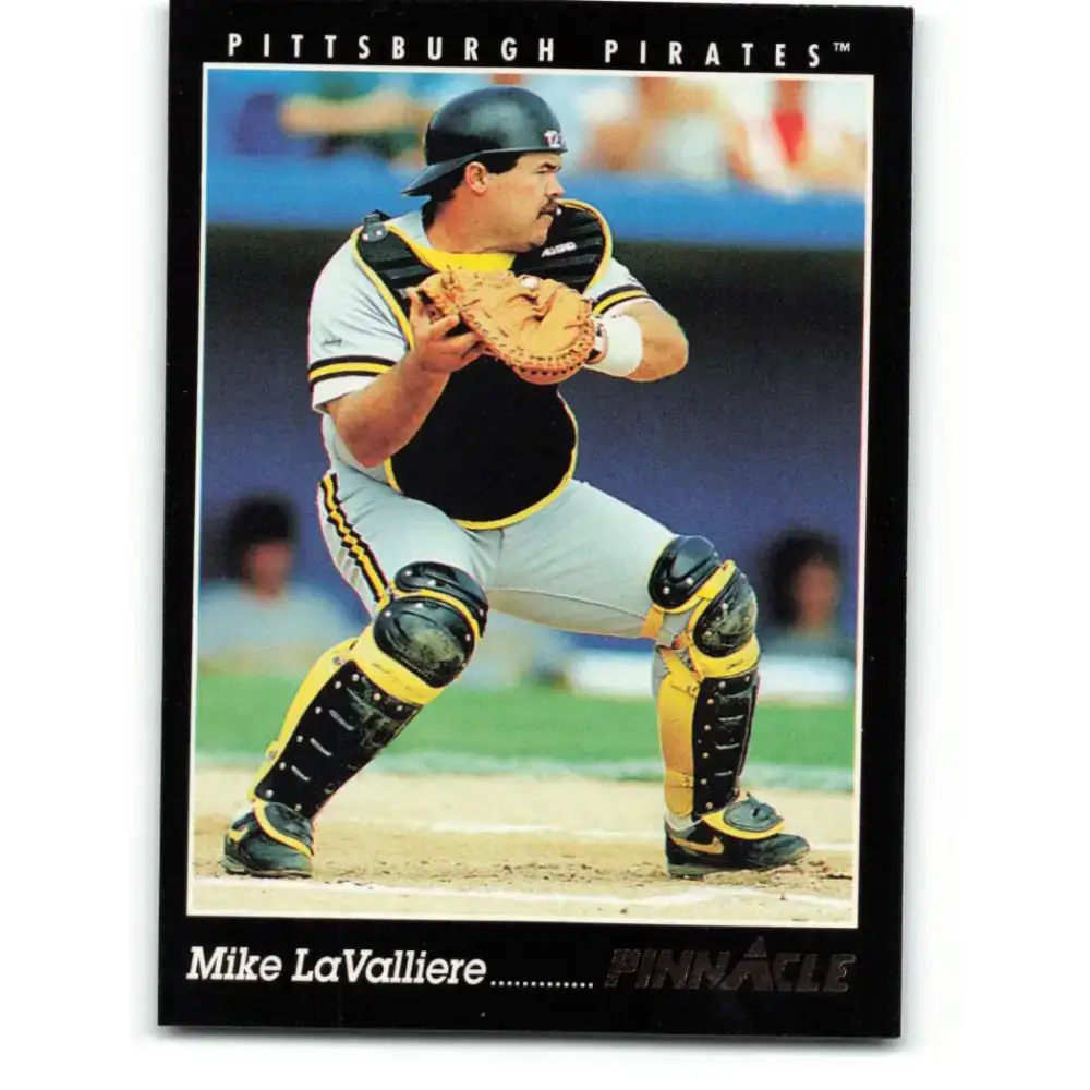 1993 Pinnacle #219 Mike LaValliere NM-MT Pittsburgh Pirates Baseball Card - Baseball Card Single