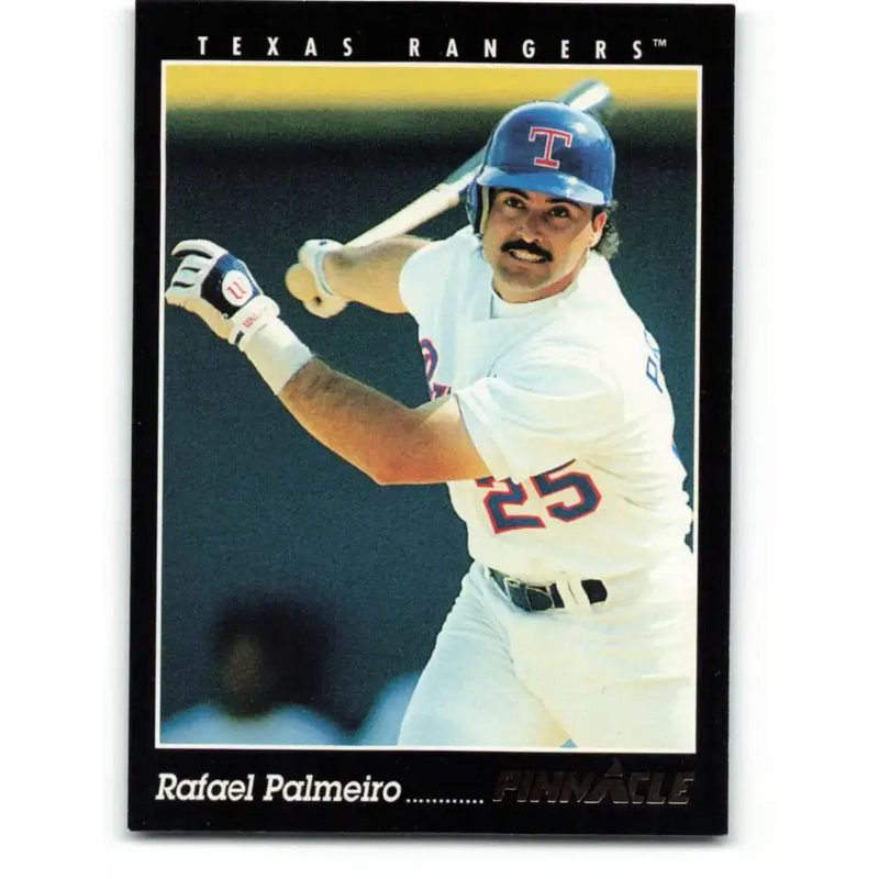 1993 Pinnacle #220 Rafael Palmeiro NM-MT Texas Rangers Baseball Card - Baseball Card Single