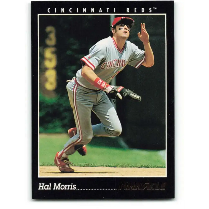 1993 Pinnacle #222 Hal Morris NM-MT Cincinnati Reds Baseball Card - Baseball Card Single