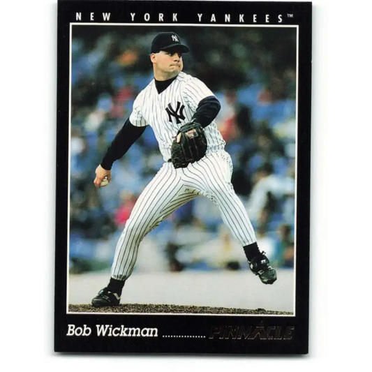 1993 Pinnacle #226 Bob Wickman NM-MT New York Yankees Baseball Card - Baseball Card Single
