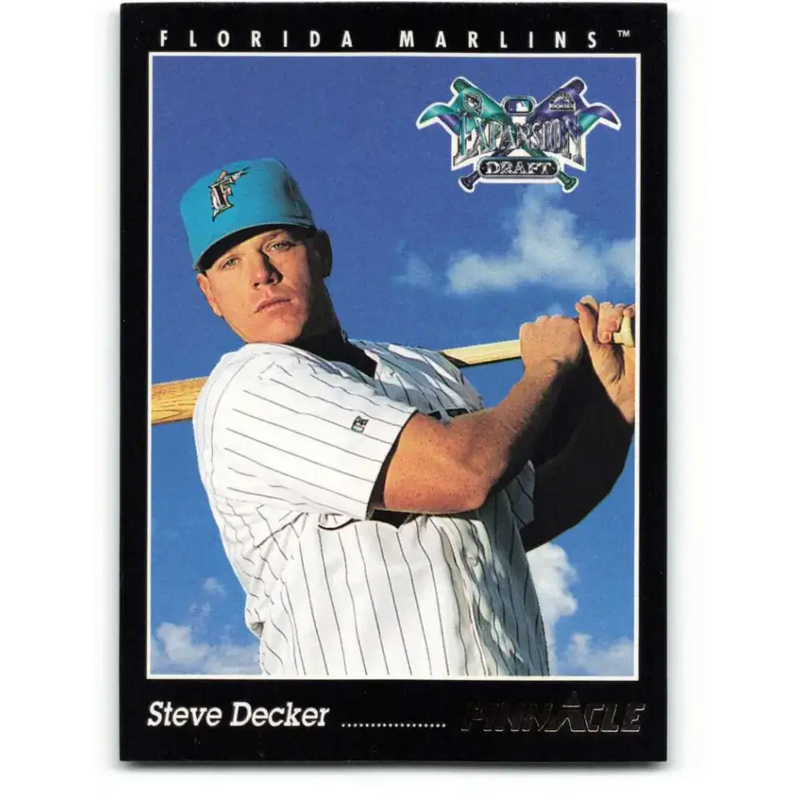 1993 Pinnacle #233 Steve Decker NM-MT Florida Marlins Baseball Card - Baseball Card Single