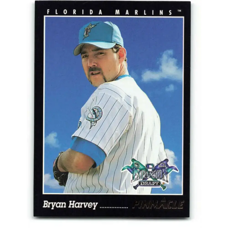 1993 Pinnacle #235 Bryan Harvey NM-MT Florida Marlins Baseball Card - Baseball Card Single