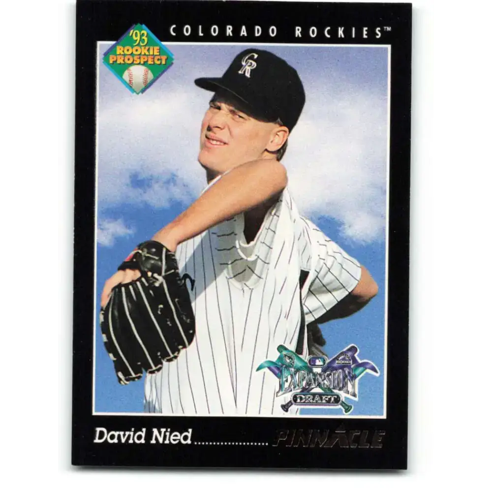 1993 Pinnacle #238 David Nied NM-MT Colorado Rockies Baseball Card - Baseball Card Single
