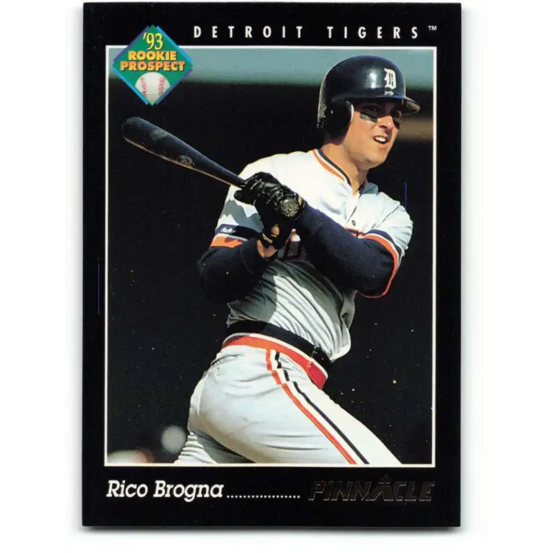 1993 Pinnacle #240 Rico Brogna NM-MT Detroit Tigers Baseball Card - Baseball Card Single