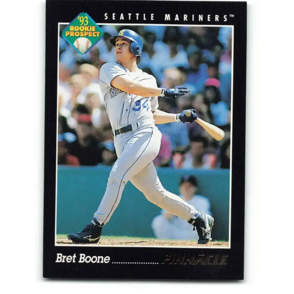1993 Pinnacle #243 Bret Boone NM-MT Seattle Mariners Baseball Card - Baseball Card Single