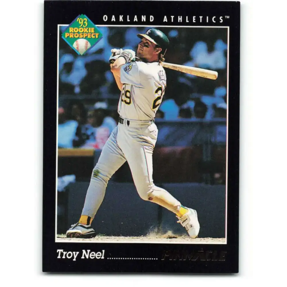 1993 Pinnacle #246 Troy Neel NM-MT Oakland Athletics Baseball Card - Baseball Card Single