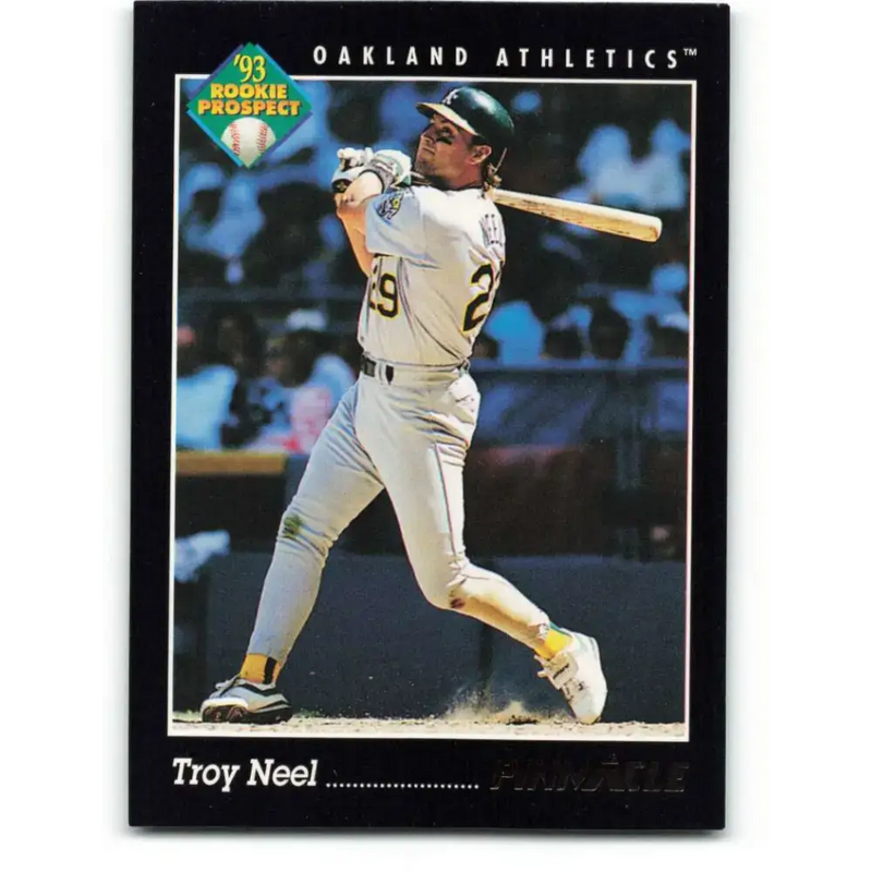 1993 Pinnacle #246 Troy Neel NM-MT Oakland Athletics Baseball Card - Baseball Card Single