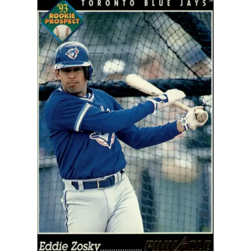 1993 Pinnacle #247 Eddie Zosky NM-MT Toronto Blue Jays Baseball Card - Baseball Card Single