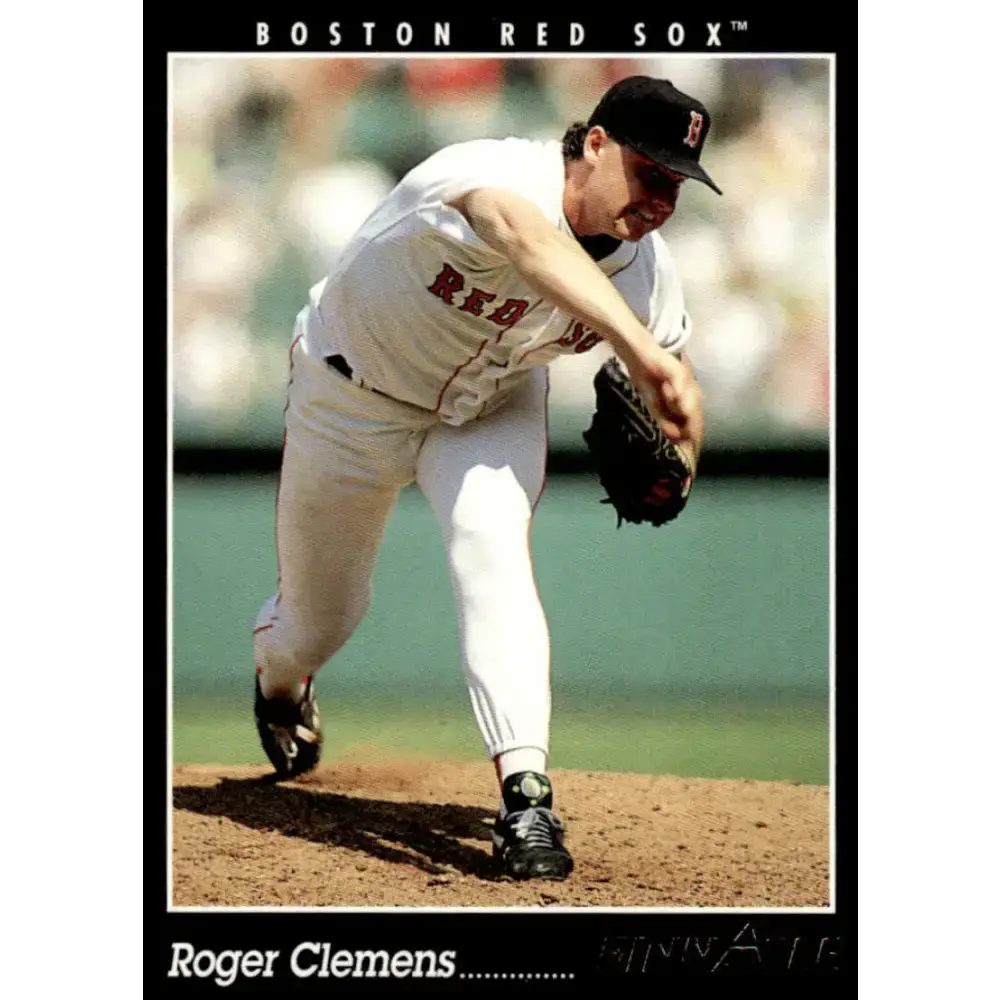 1993 Pinnacle #25 Roger Clemens EX/NM Boston Red Sox Baseball Card - Baseball Card Single