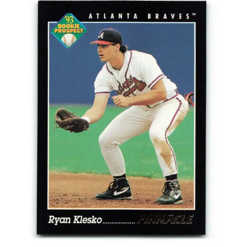 1993 Pinnacle #251 Ryan Klesko NM-MT Atlanta Braves Baseball Card - Baseball Card Single