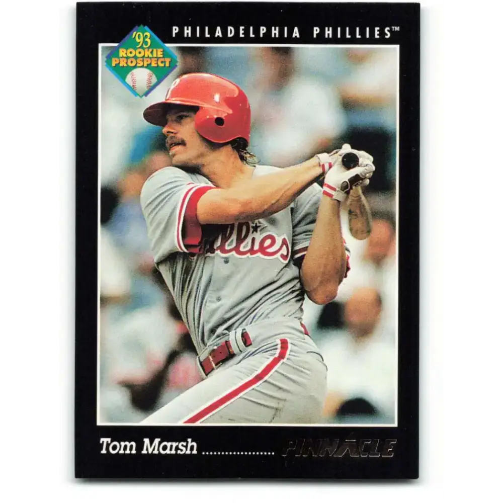 1993 Pinnacle #256 Tom Marsh NM-MT Philadelphia Phillies Baseball Card - Baseball Card Single