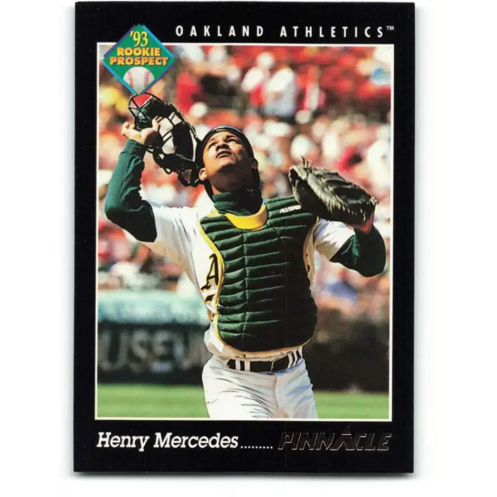 1993 Pinnacle #268 Henry Mercedes NM-MT Oakland Athletics Baseball Card - Baseball Card Single