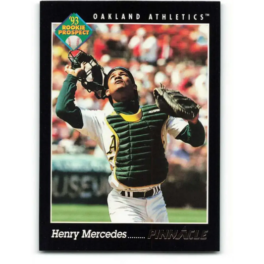 1993 Pinnacle #268 Henry Mercedes NM-MT Oakland Athletics Baseball Card - Baseball Card Single