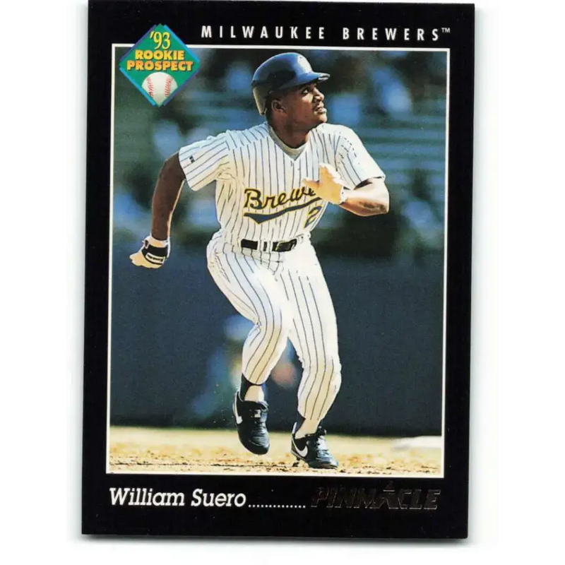 1993 Pinnacle #271 William Suero NM-MT Milwaukee Brewers Baseball Card - Baseball Card Single