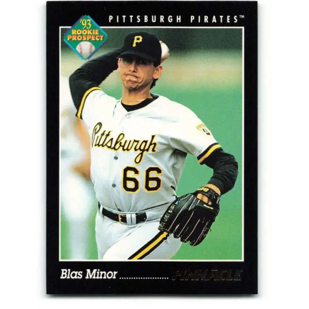 1993 Pinnacle #283 Blas Minor NM-MT Pittsburgh Pirates Baseball Card - Baseball Card Single