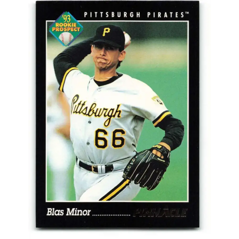 1993 Pinnacle #283 Blas Minor NM-MT Pittsburgh Pirates Baseball Card - Baseball Card Single