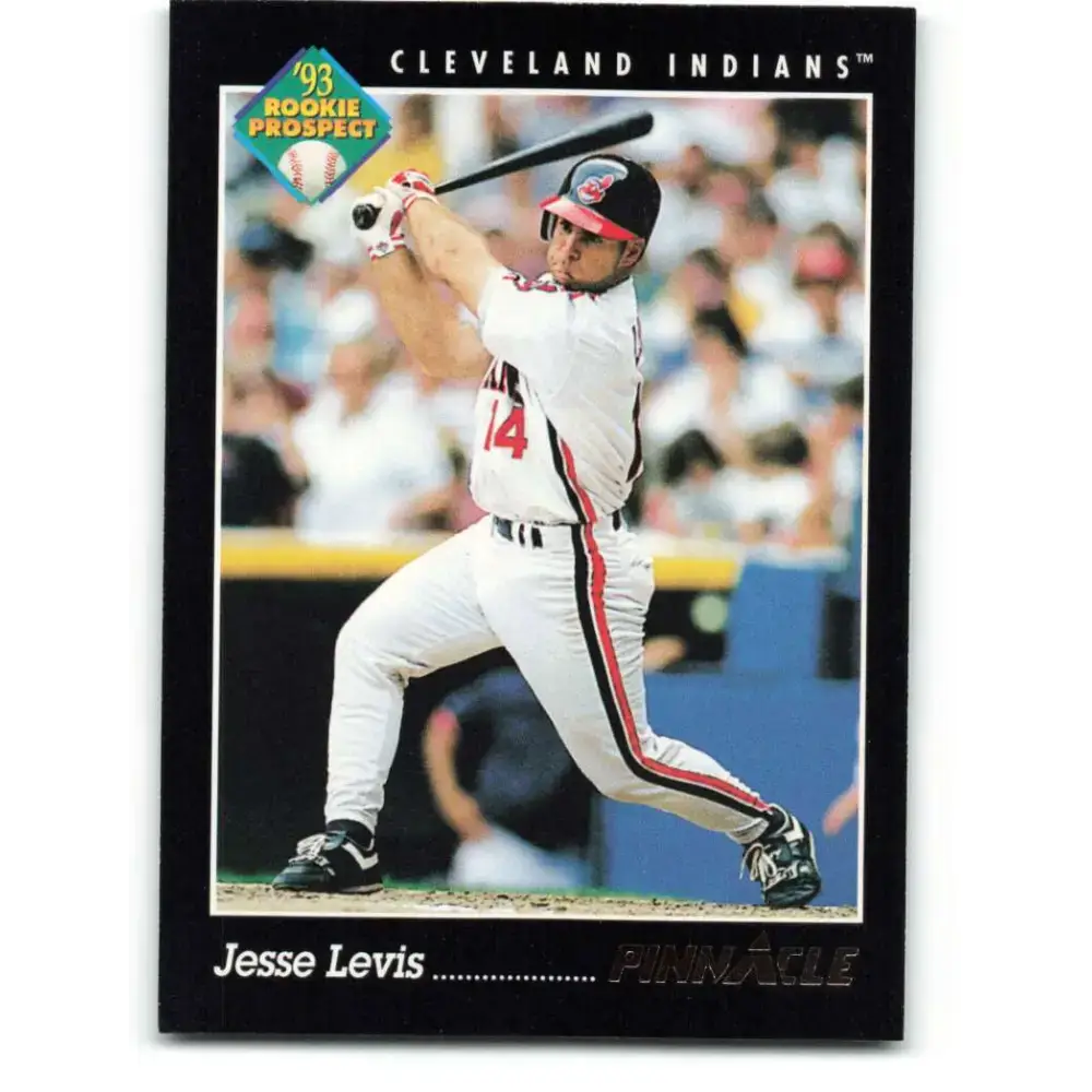 1993 Pinnacle #288 Jesse Levis NM-MT Cleveland Indians Baseball Card - Baseball Card Single