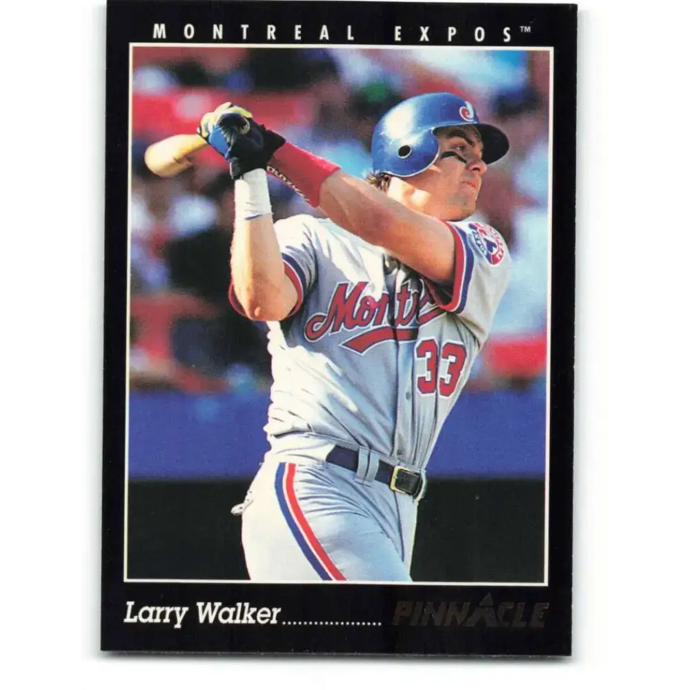 1993 Pinnacle #3 Larry Walker NM-MT Montreal Expos Baseball Card - Baseball Card Single