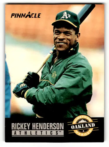 1993 Pinnacle #308 Rickey Henderson EX/NM Athletics HH ID:63938 - Baseball Card Single
