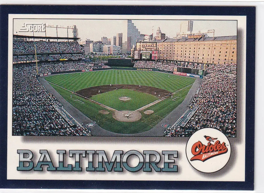 1993 PINNACLE #317 BALTIMORE CHECKLIST- BALTIMORE ORIOLES