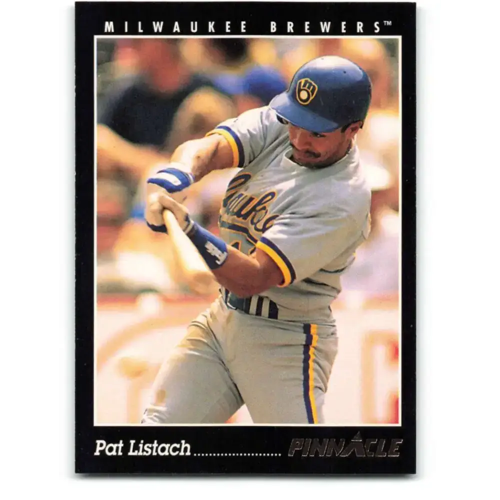 1993 Pinnacle #33 Pat Listach NM-MT Milwaukee Brewers Baseball Card - Baseball Card Single