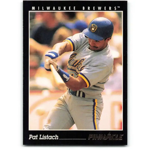 1993 Pinnacle #33 Pat Listach NM-MT Milwaukee Brewers Baseball Card - Baseball Card Single