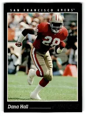 1993 Pinnacle #334 Dana Hall - Football Card Single