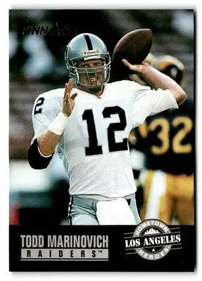1993 Pinnacle #357 Todd Marinovich - Football Card Single