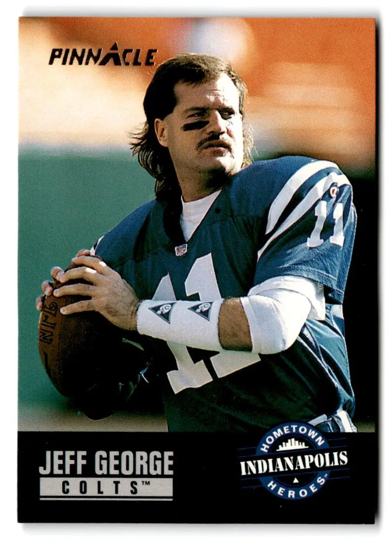 1993 Pinnacle #358 Jeff George - Football Card Single