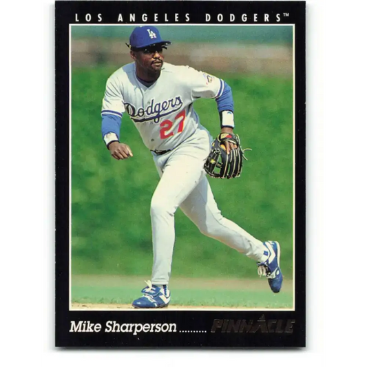 1993 Pinnacle #37 Mike Sharperson NM-MT Los Angeles Dodgers Baseball Card - Baseball Card Single