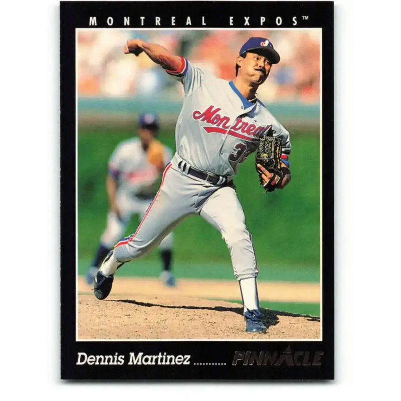 1993 Pinnacle #38 Dennis Martinez NM-MT Montreal Expos Baseball Card - Baseball Card Single