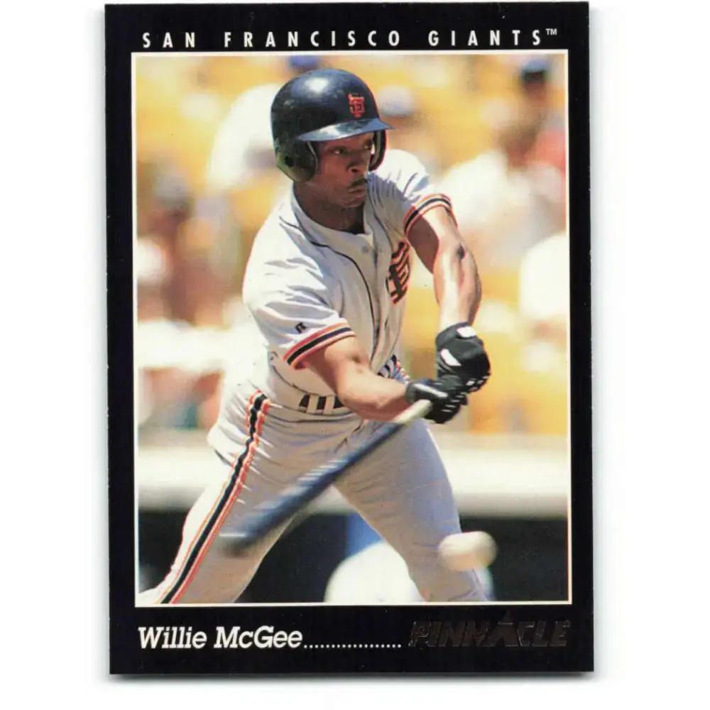 1993 Pinnacle #39 Willie McGee NM-MT San Francisco Giants Baseball Card - Baseball Card Single