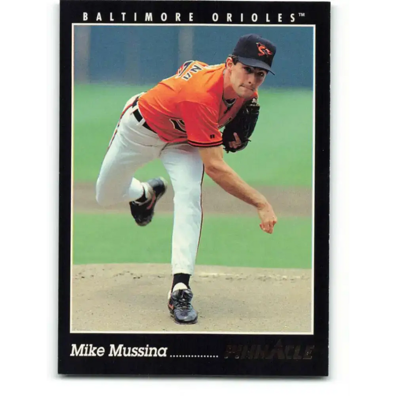 1993 Pinnacle #44 Mike Mussina NM-MT Baltimore Orioles Baseball Card - Baseball Card Single