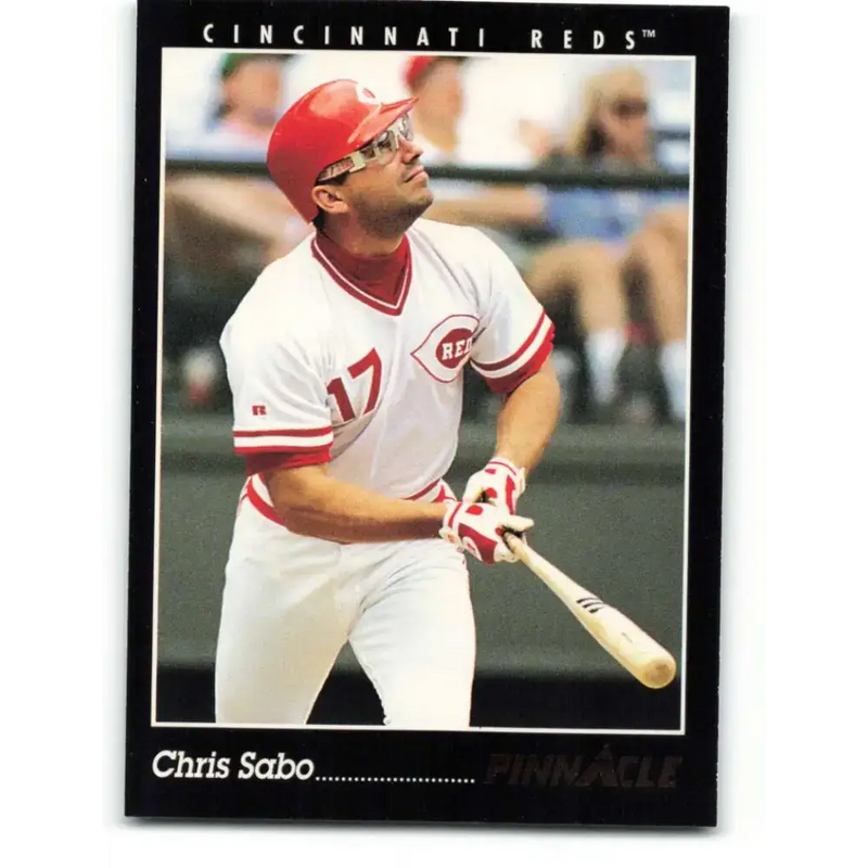 1993 Pinnacle #47 Chris Sabo NM-MT Cincinnati Reds Baseball Card - Baseball Card Single
