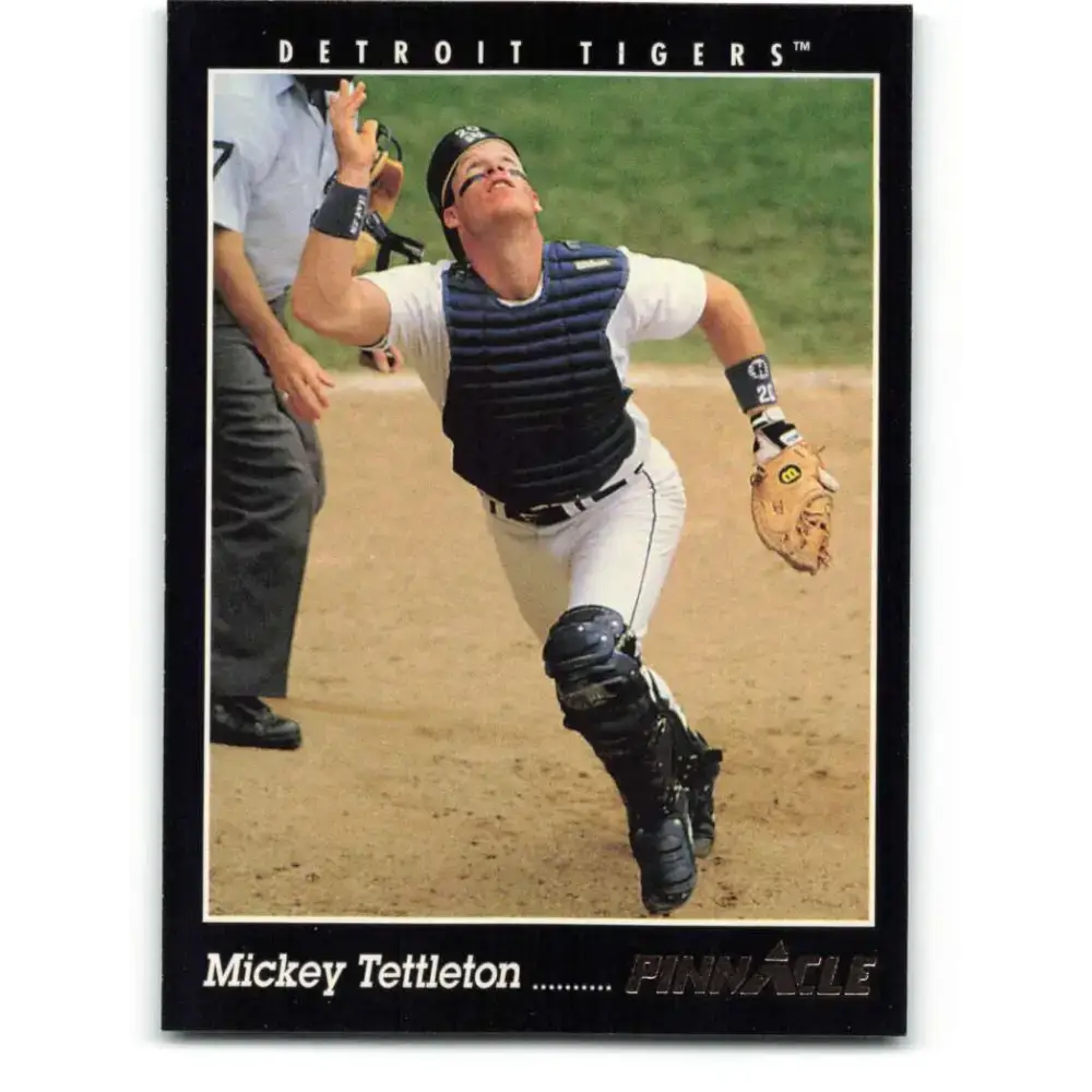 1993 Pinnacle #52 Mickey Tettleton NM-MT Detroit Tigers Baseball Card - Baseball Card Single