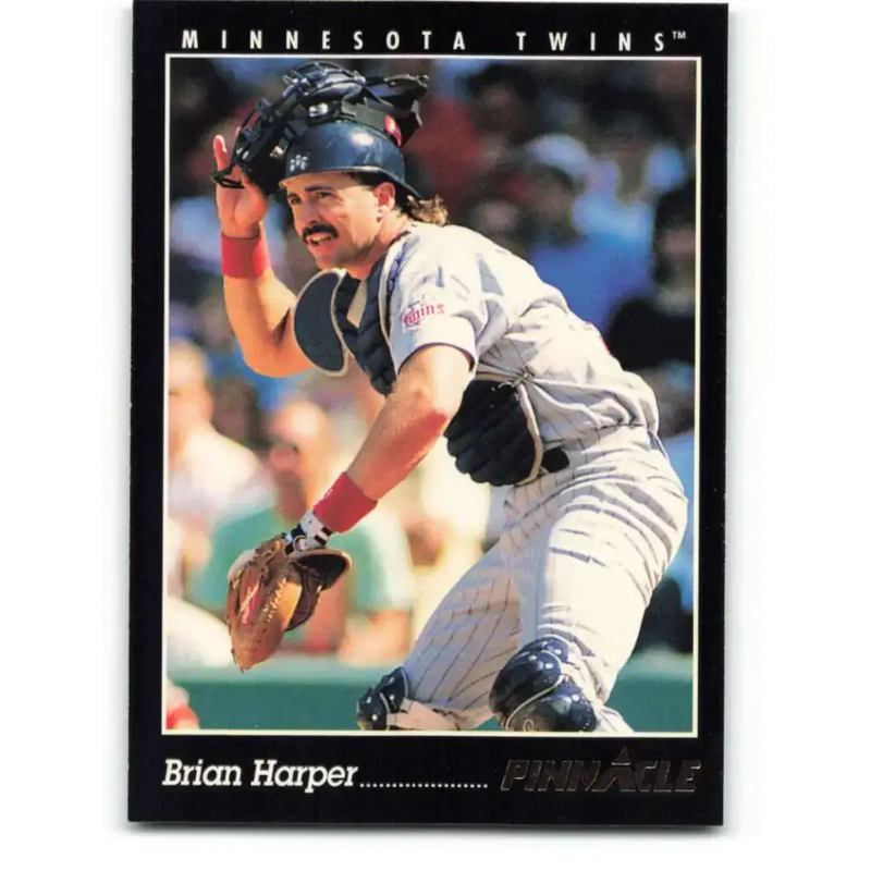 1993 Pinnacle #54 Brian Harper NM-MT Minnesota Twins Baseball Card - Baseball Card Single