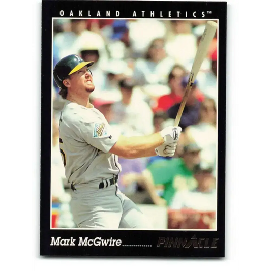 1993 Pinnacle #58 Mark McGwire NM-MT Oakland Athletics Baseball Card - Baseball Card Single