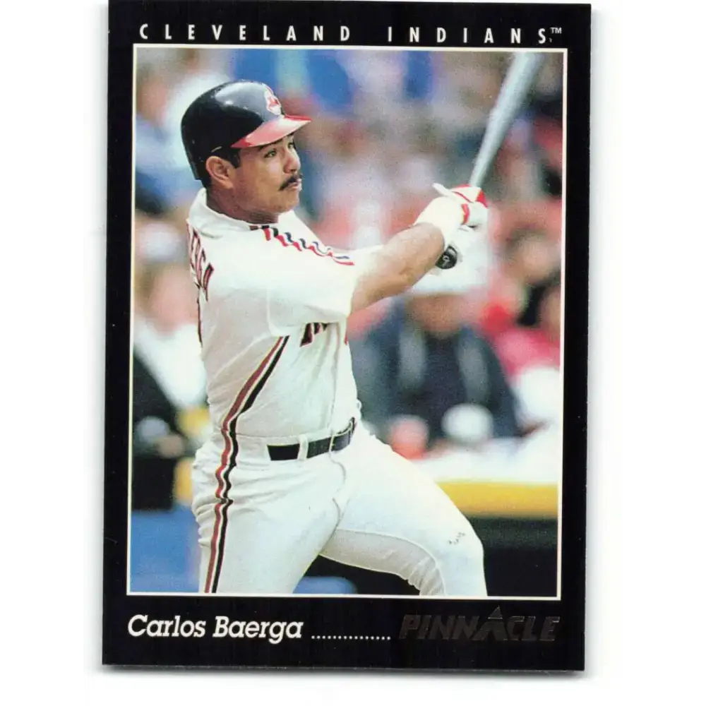 1993 Pinnacle #6 Carlos Baerga NM-MT Cleveland Indians Baseball Card - Baseball Card Single