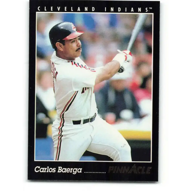 1993 Pinnacle #6 Carlos Baerga NM-MT Cleveland Indians Baseball Card - Baseball Card Single