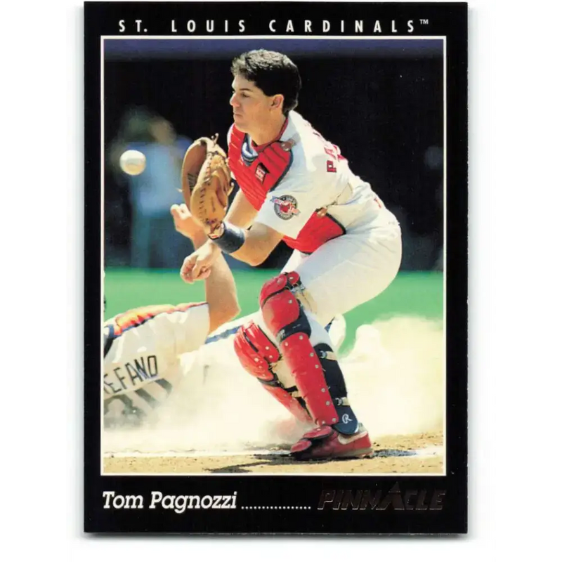 1993 Pinnacle #62 Tom Pagnozzi NM-MT St. Louis Cardinals Baseball Card - Baseball Card Single