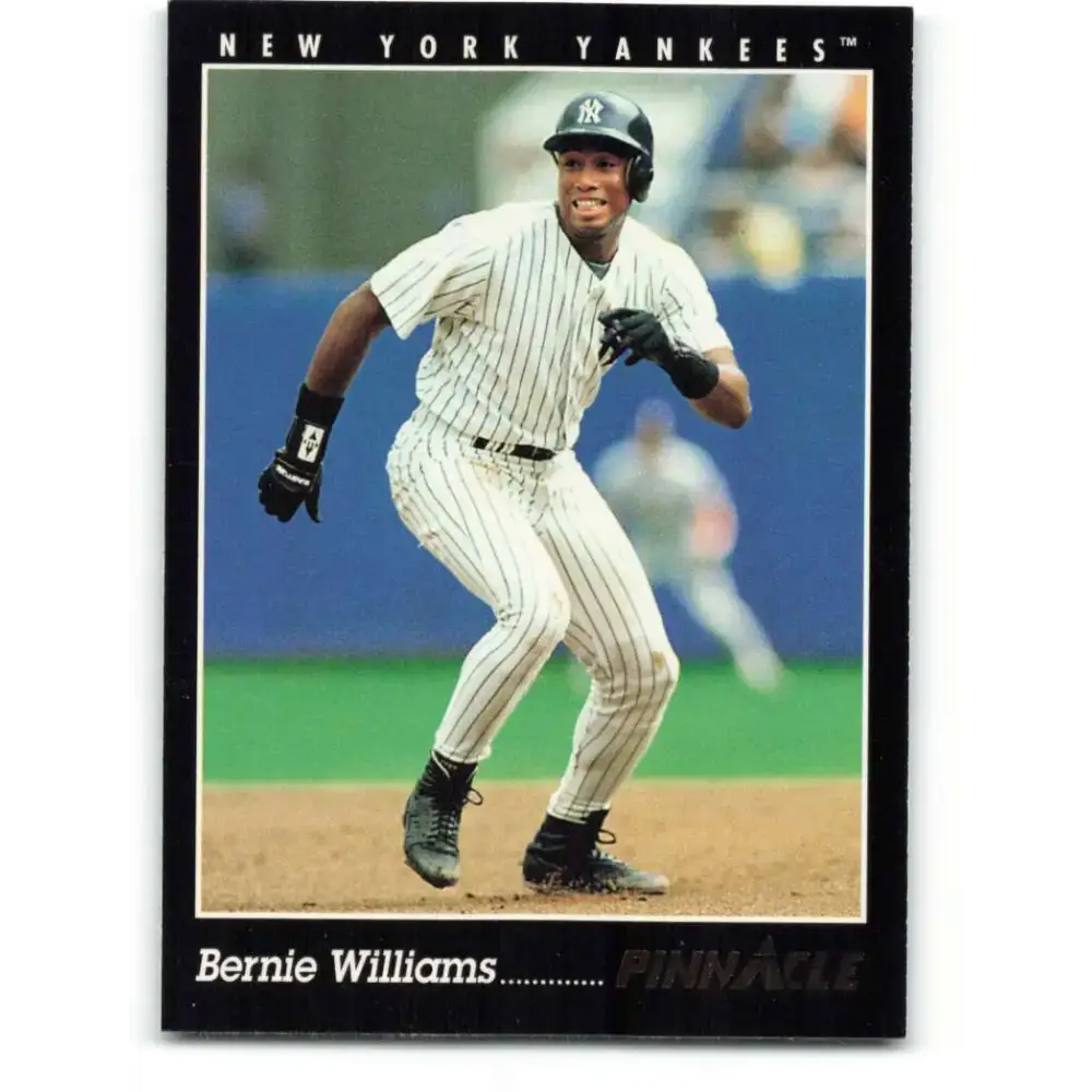 1993 Pinnacle #7 Bernie Williams NM-MT New York Yankees Baseball Card - Baseball Card Single