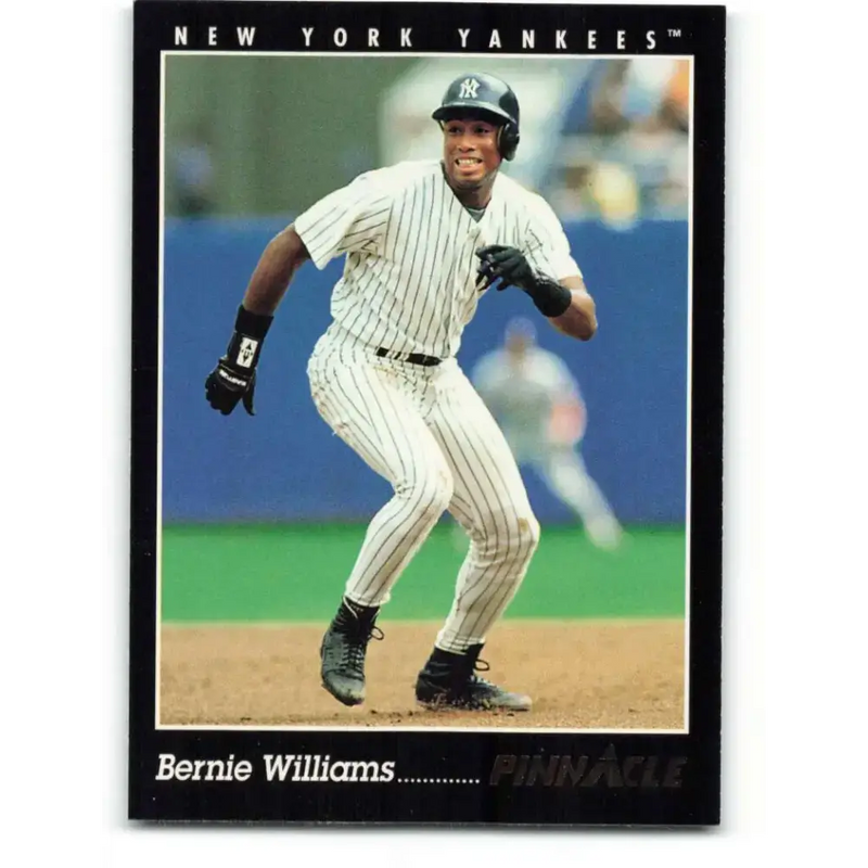 1993 Pinnacle #7 Bernie Williams NM-MT New York Yankees Baseball Card - Baseball Card Single