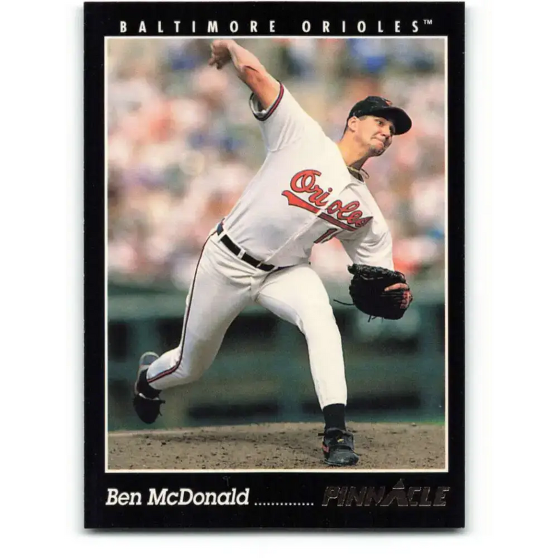 1993 Pinnacle #72 Ben McDonald NM-MT Baltimore Orioles Baseball Card - Baseball Card Single