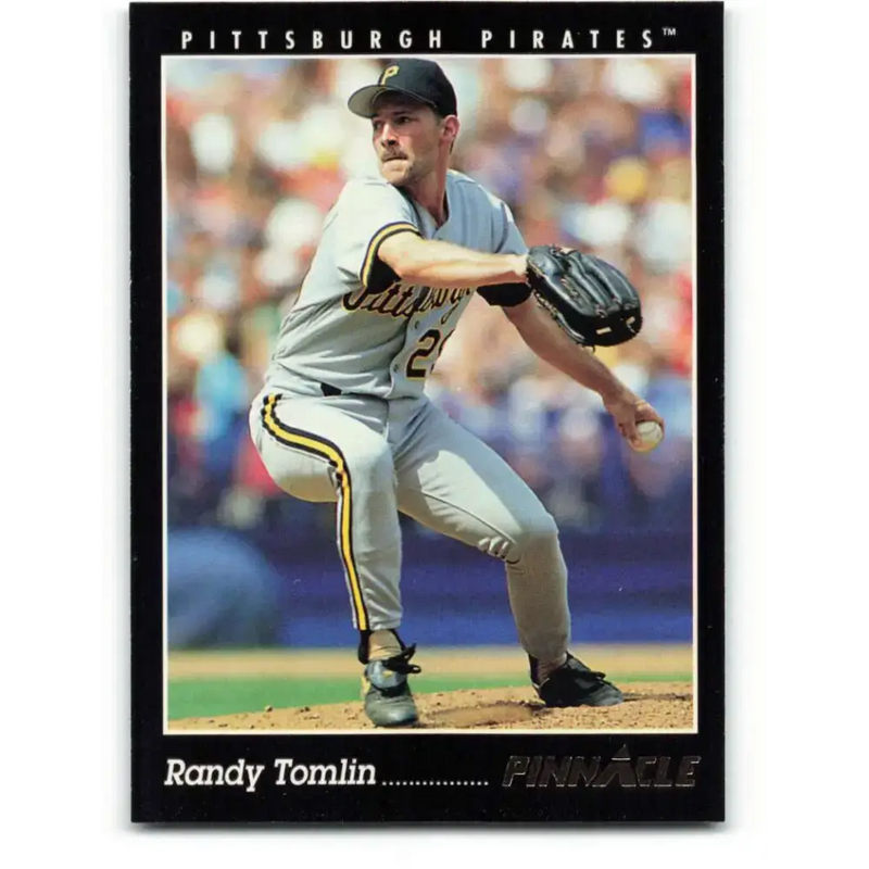 1993 Pinnacle #74 Randy Tomlin NM-MT Pittsburgh Pirates Baseball Card - Baseball Card Single